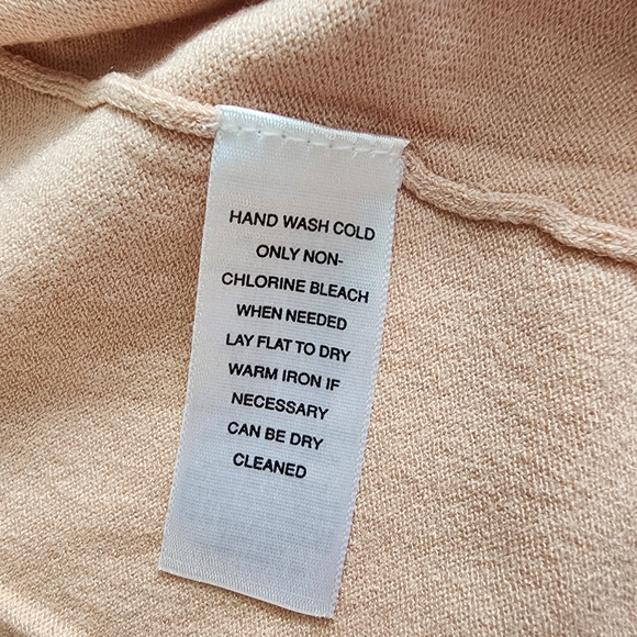 Jones New York Size S Pink Cardigan w/ Black Bow Coquette - Picture 4 of 9